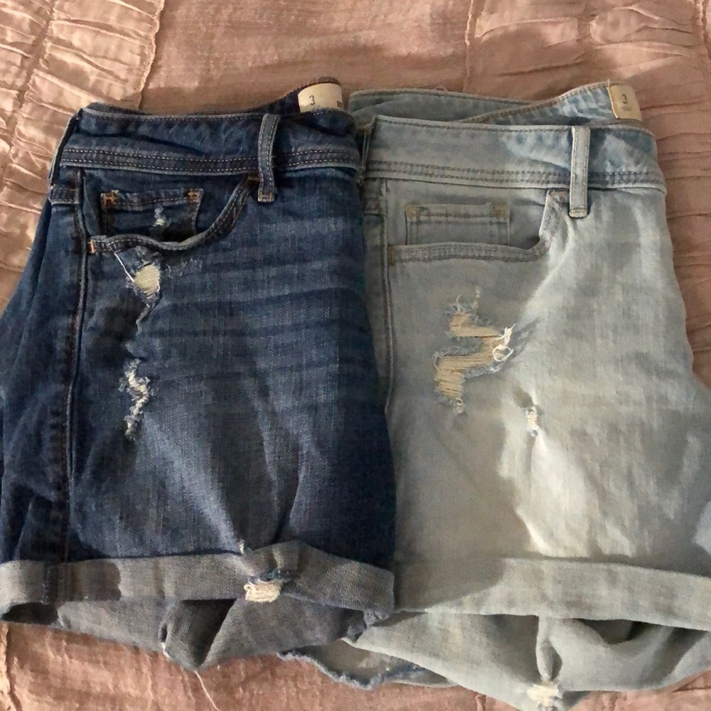 Bundle of Hollister ripped shorts